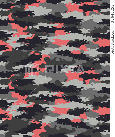 Seamless camouflage pattern 33640252