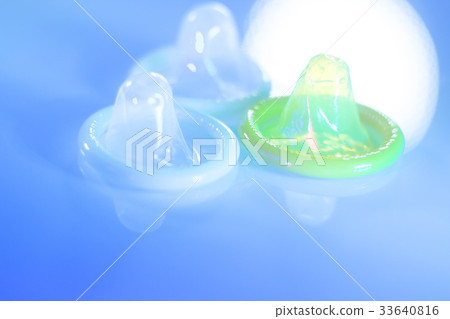 Rubber condom contraceptive 33640816