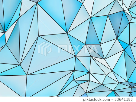 冷色多邊形背景 33641193