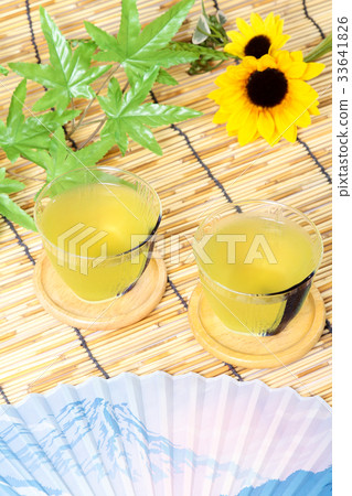 Green tea summer image 33641826