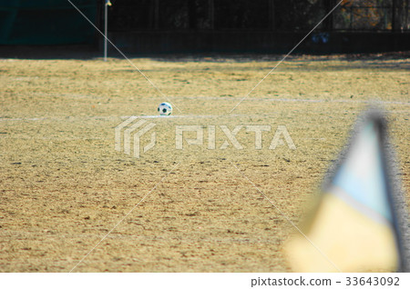 Football corner flag Football corner flag 33643092