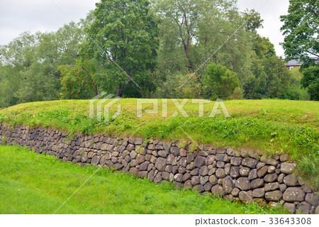 Landscape in the fortress of Lappeenranta. Landscape in the fortress of Lappeenranta. 33643308