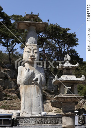 Container Stone Mireuk Bodhisattva Statue (Treasure No. 218), Water Lily Garden (Treasure No. 232), Container, Nonsan City, Chungnam 33647752