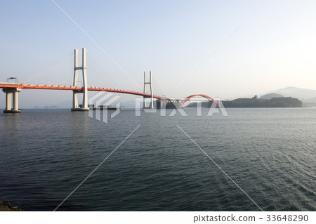 Samchonpo Bridge, Hallyeo Marine National Park, Sacheon City, Gyeongnam 33648290