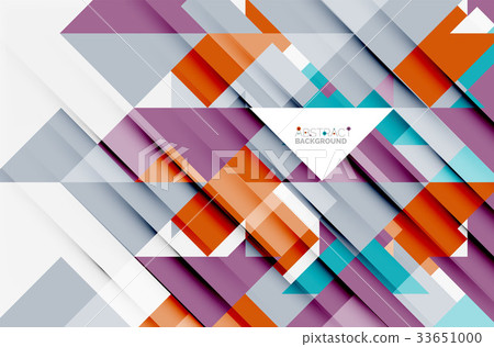 Triangle pattern design background - Stock Illustration [33651000] - PIXTA