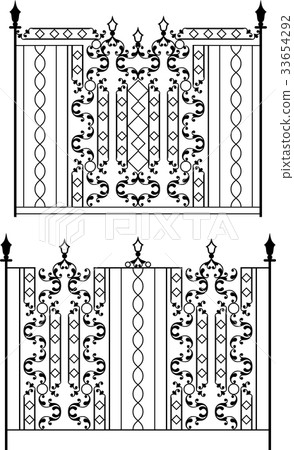 Wrought Iron Gate, Door, Grill, Railing Design 33654292