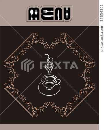 Coffee Menu Card Design Template Coffee Menu Card Design Template 33654391