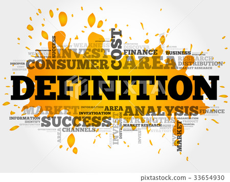 DEFINITION word cloud collage 33654930