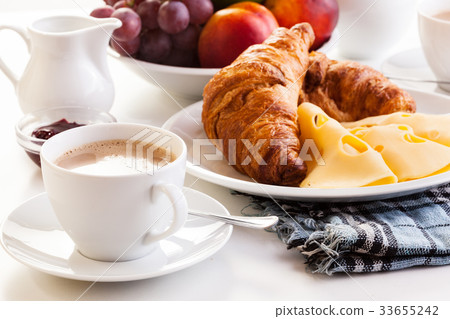 Hot coffee in the morning breakfast Hot coffee in the morning breakfast 33655242