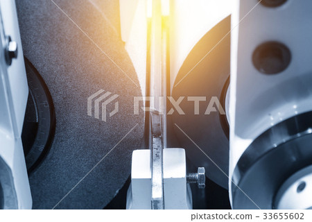 Close-up of the grinding machine 33655602