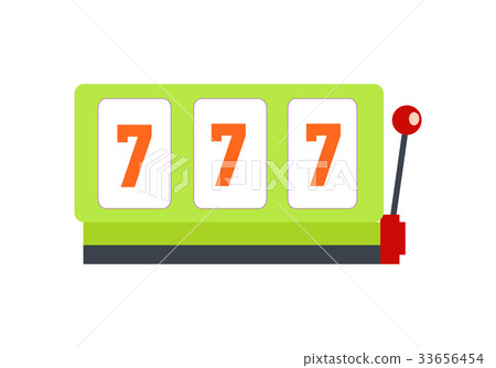 Classic Gambling Slot Machine Vector Illustration Classic Gambling Slot Machine Vector Illustration 33656454