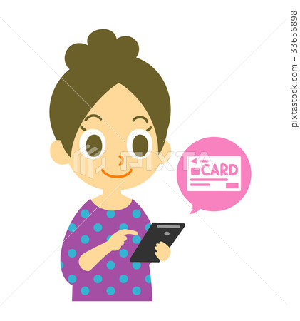 Smartphone credit card convenient 33656898