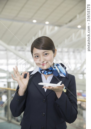 客艙服務員OK飛機 33658378
