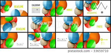 Modern geometric presentation background Modern geometric presentation background 33659710