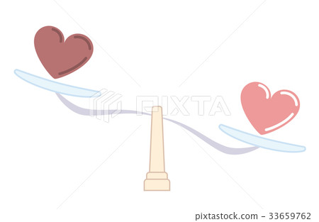 Heart and balance - Stock Illustration [33659762] - PIXTA