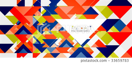 Triangle pattern design background 33659783