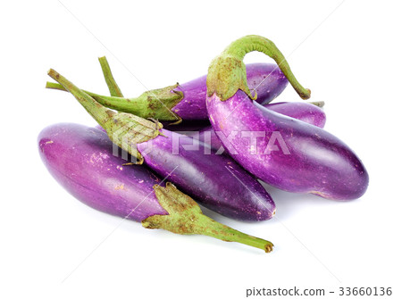 eggplant vegetable on white background 33660136