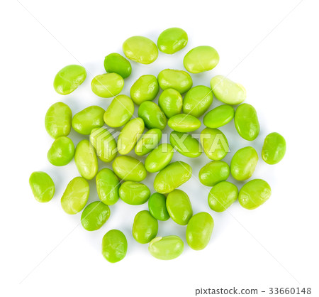edamame, boiled green soy beans, japanese food 33660148