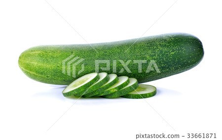 fresh cucumbers isolated on white fresh cucumbers isolated on white 33661871
