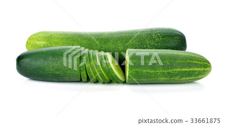fresh cucumbers isolated on white fresh cucumbers isolated on white 33661875