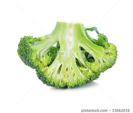 Fresh broccoli isolated on white background Fresh broccoli isolated on white background 33662638