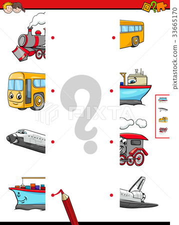 match the halves of vehicle characters 33665170
