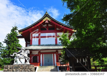 Musashi Ontake Shrine ground treasure hall 33668347