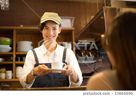 Cafe clerk 33668890