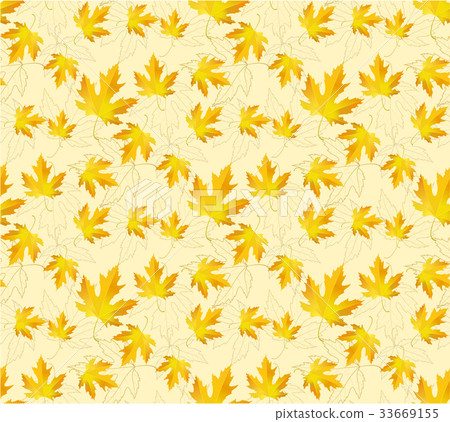 Maple leaf autumn patterns seamless Maple leaf autumn patterns seamless 33669155