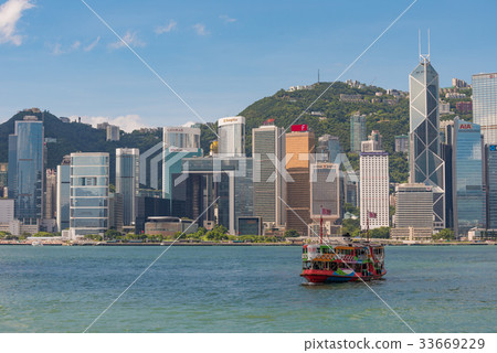 香港的高層建築和天星小輪 香港的高層建築和天星小輪 33669229