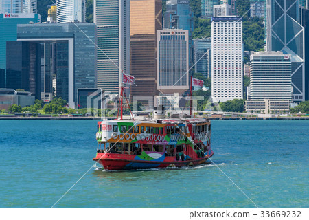 High-rise building in Hong Kong and Star Ferry High-rise building in Hong Kong and Star Ferry 33669232