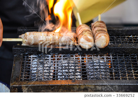 Pork roll grilled Pork roll grilled 33669252