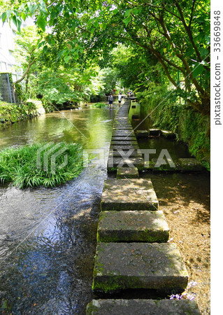August Mishima 51 Genbei river walking path · Genbei river water park 33669848