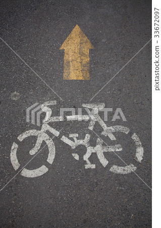 Bicycle Road Sign Bicycle Road Sign 33672097