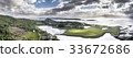 Aerial view of Loch Laich with the view to Lismore 33672686
