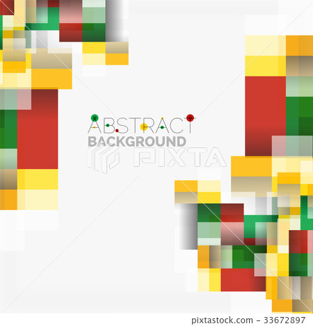Abstract Design Block Abstract blocks template design background, simple-插圖素材 [33672897 ...