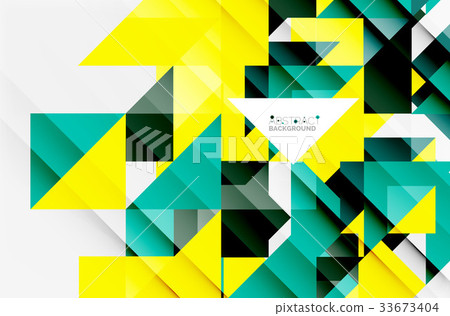 Triangle pattern design background 33673404