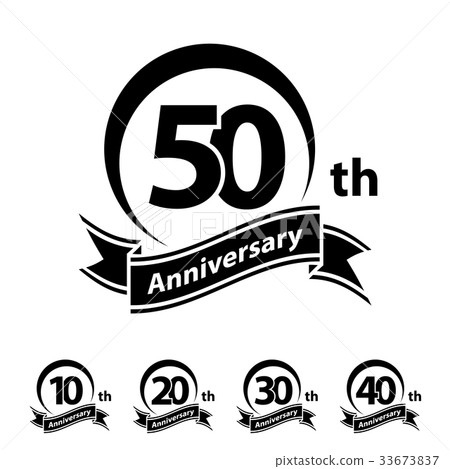 anniversary ribbon number 10 20 30 40 50 anniversary ribbon number 10 20 30 40 50 33673837