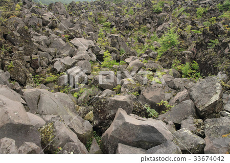 Demon pushing lava 33674042