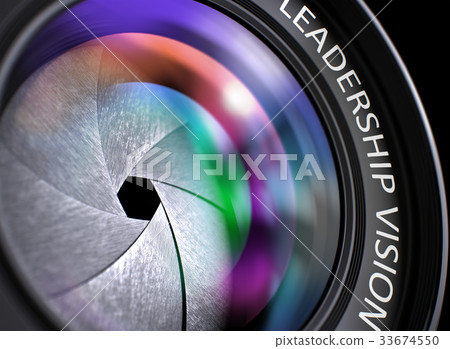 Professional Photo Lens with Inscription 33674550