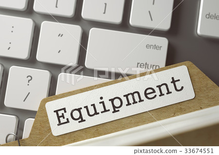 Index Card - Equipment. 3D. 33674551