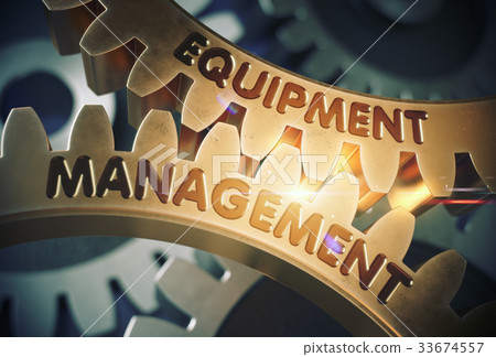 Equipment Management on the Golden Gears. 3D Equipment Management on the Golden Gears. 3D 33674557