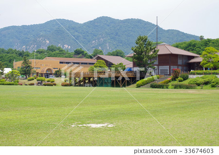 Multipurpose ground of beach of prefectural 33674603