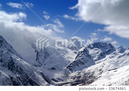 Caucasus Mountains. Dombay 33674861