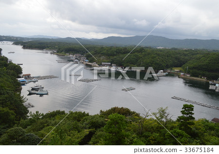 Ise-Shima, Ikada for pearl culture in Kashikojima 33675184