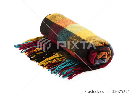 Woolen checkered plaid 33675295