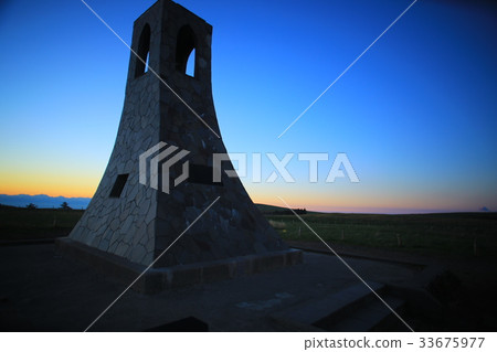 Nagano Prefecture Migahara Highland Beautiful Tower Magic Hour 33675977