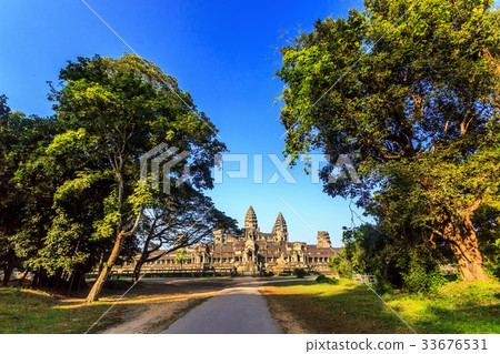 Angkor Wat Temple at morning, Siem reap, Cambodia. 33676531