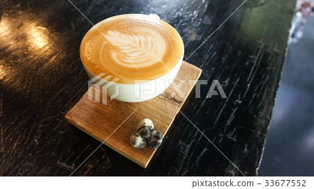 latte coffee or hot coffee 33677552