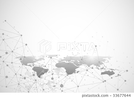 Business global network connection 33677644